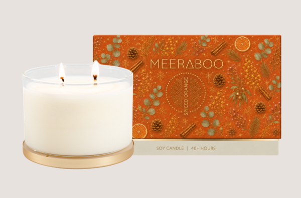 Spiced Orange Gold Lid Soy Candle | Wholesale PRE ORDER