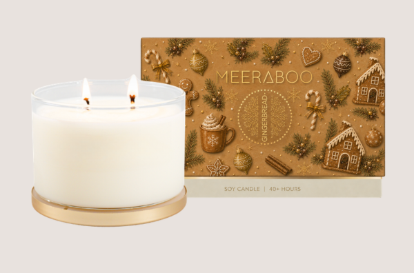 Gingerbread Gold Lid Soy Candle | Wholesale PRE ORDER