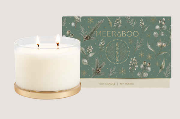 Snow Gum Gold Lid Soy Candle | Wholesale PRE ORDER