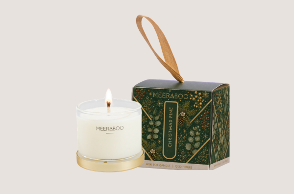 Christmas Bauble | Mini Gold Lid Soy Candle | Wholesale PRE ORDER
