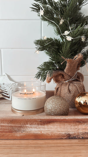 NEW | Spiced Orange Gold Lid Soy Candle | PRE ORDER