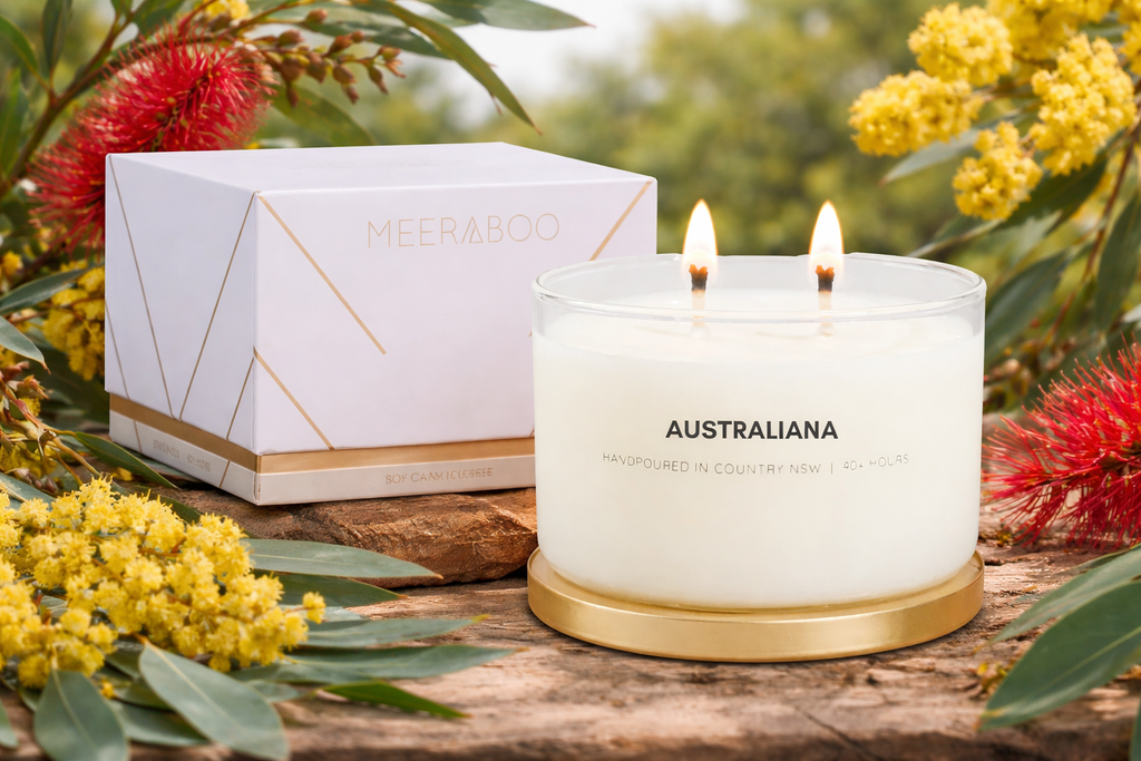 Australiana Gold Lid Soy Candle