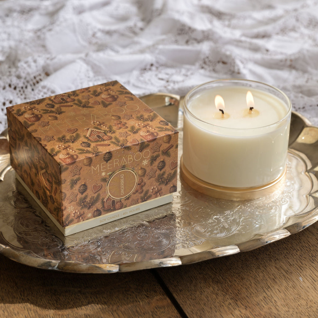 Gingerbread Gold Lid Soy Candle