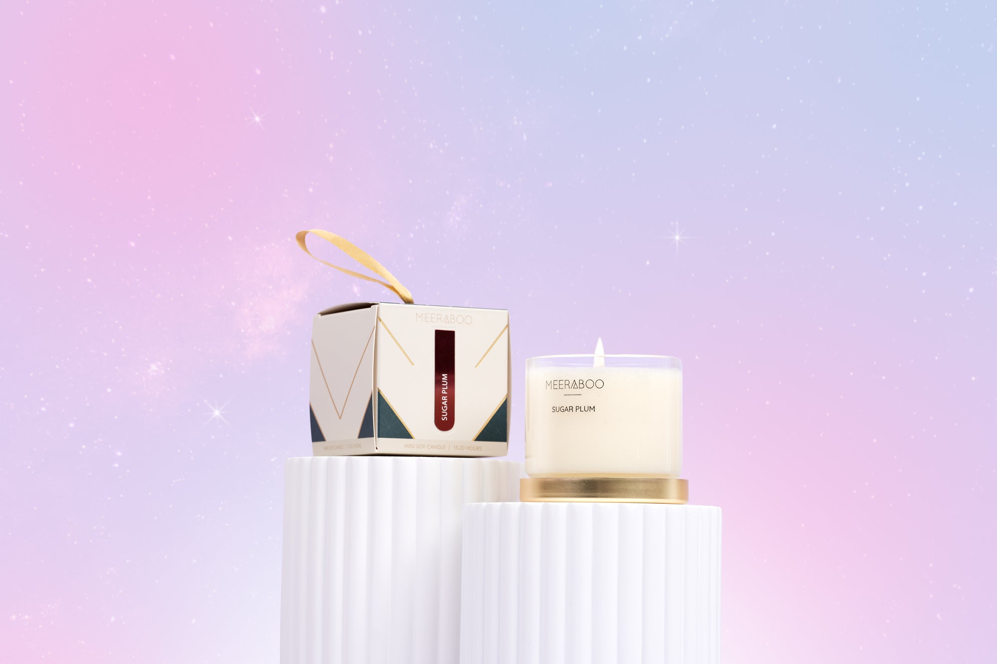Christmas Bauble Mini Gold Lid Soy Candle | Wholesale PRE ORDER