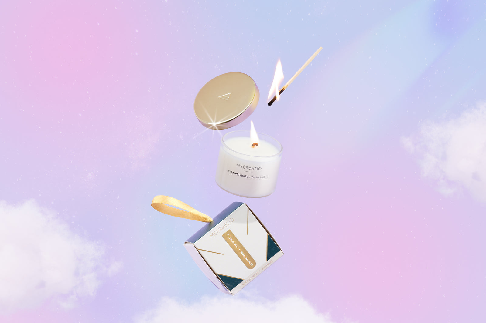 Mini Gold Lid Soy Candle Christmas Bauble | PRE ORDER NOV DELIVERY