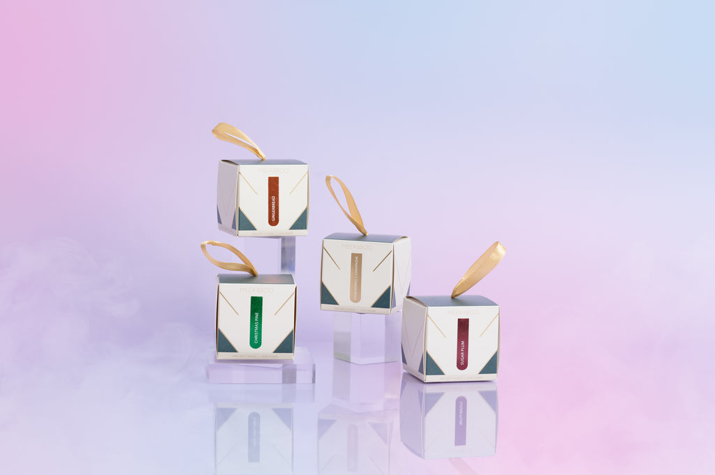 Mini Gold Lid Soy Candle Christmas Bauble | PRE ORDER NOV DELIVERY