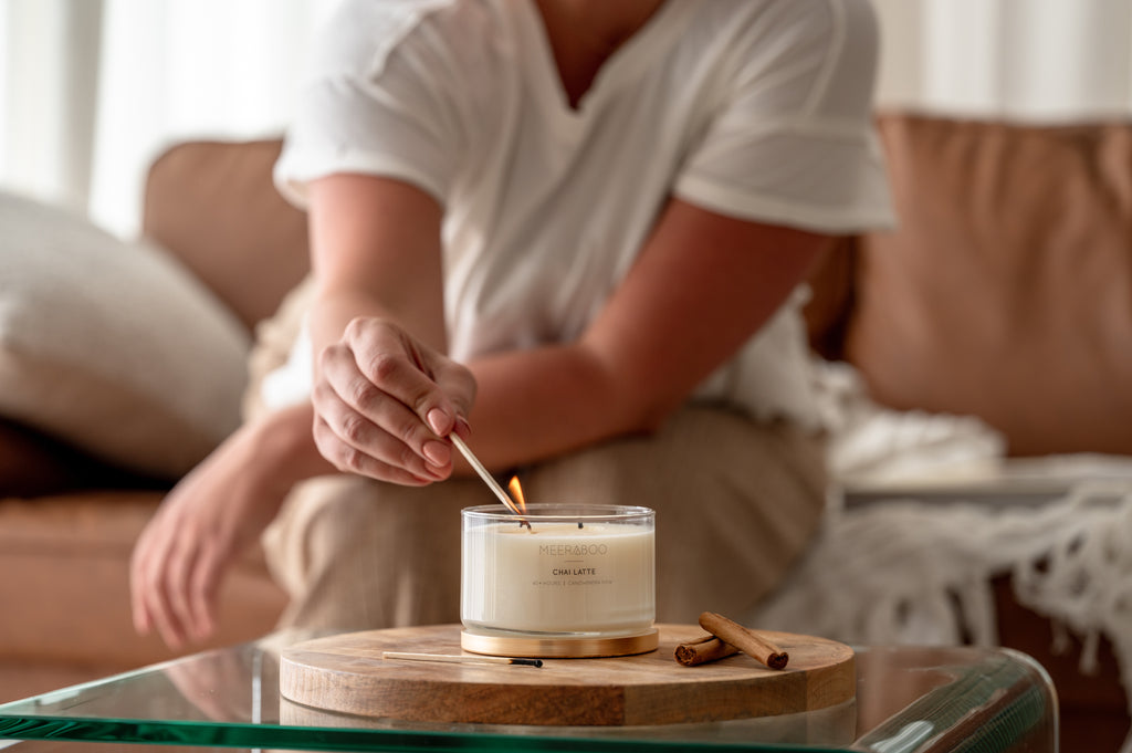 Chai Latte Gold Lid Soy Candle | Wholesale PRE ORDER