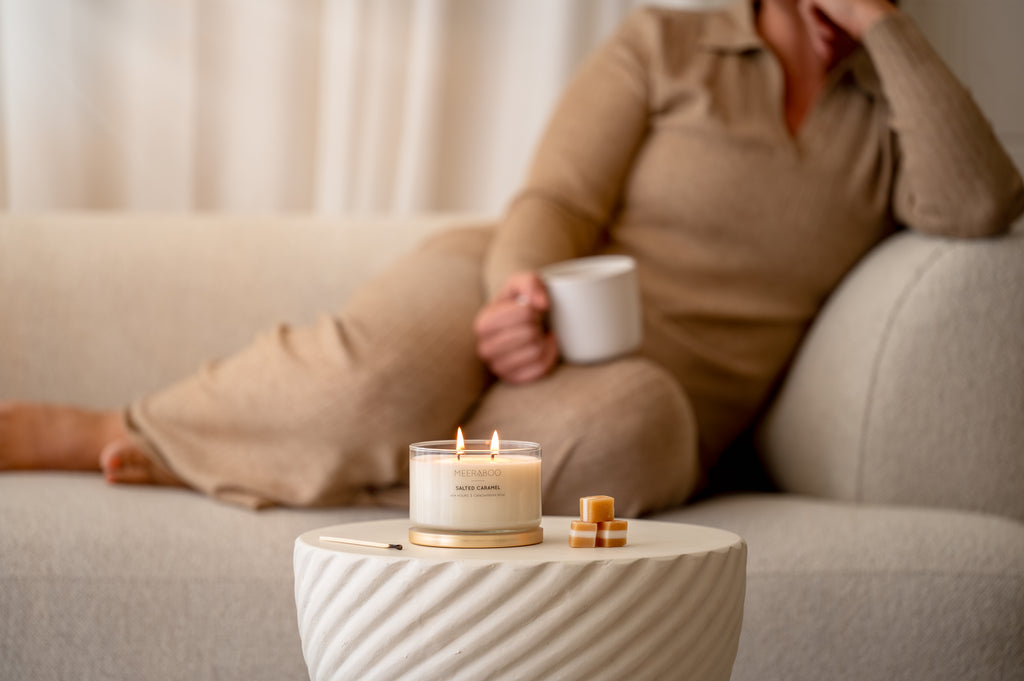 Limited Edition | Salted Caramel Gold Lid Soy Candle | Wholesale