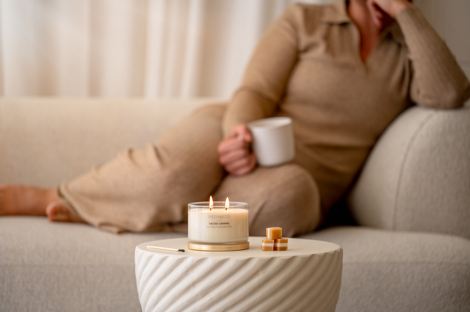 Salted Caramel Gold Lid Soy Candle