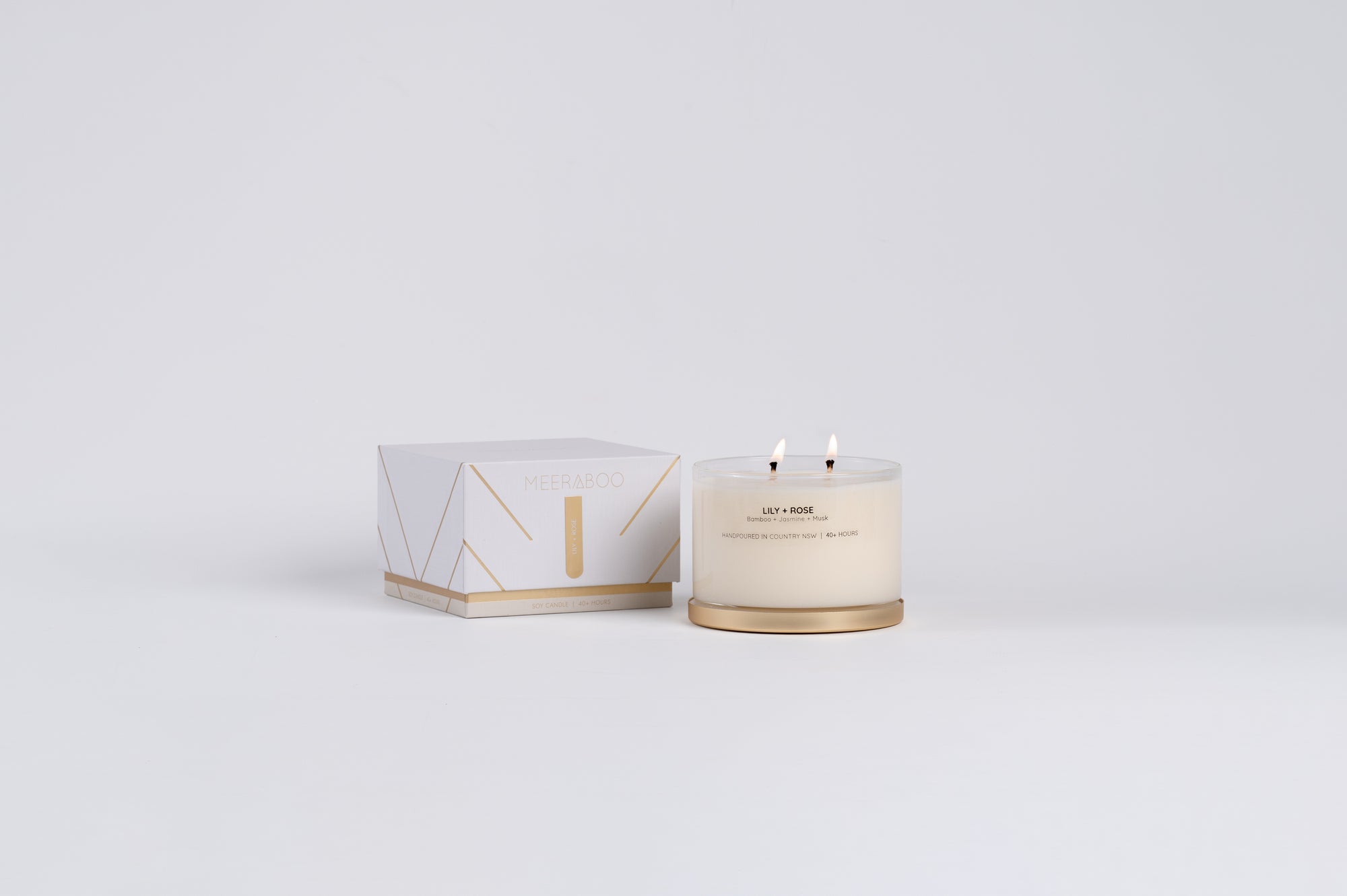 Lily + Rose Gold Lid Soy Candle