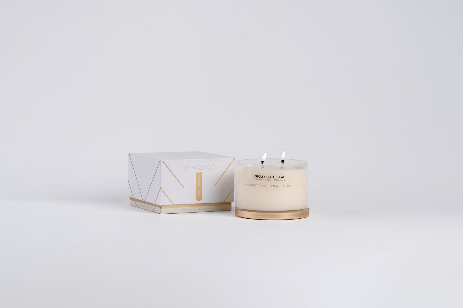 Neroli + Cedar Leaf Gold Lid Soy Candle