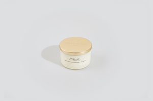 Honey + Hay Gold Lid Soy Candle