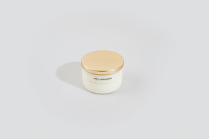 Lime + Lemongrass Gold Lid Soy Candle | Wholesale