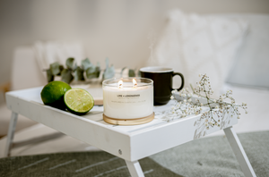 Lime + Lemongrass Gold Lid Soy Candle