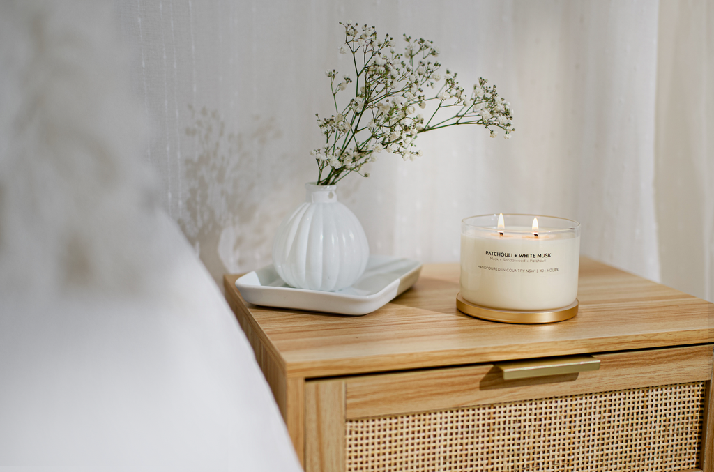 Patchouli + White Musk Gold Lid Soy Candle