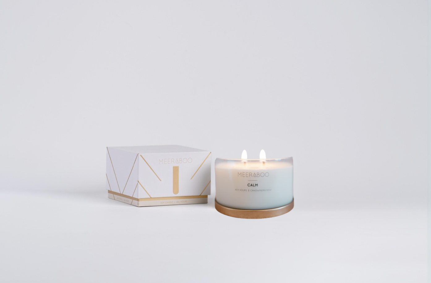 Calm Gold Lid Soy Candle | NEW