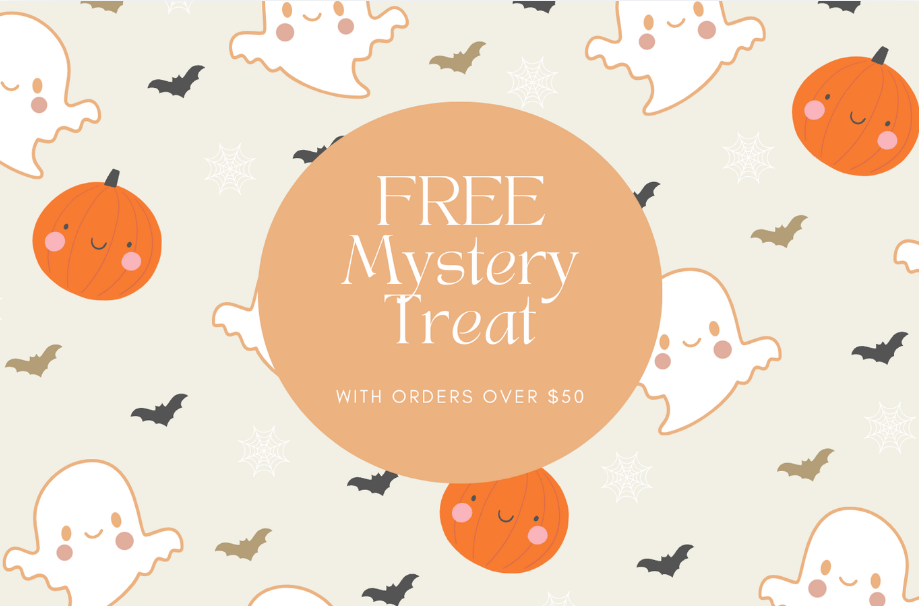 FREE Mystery Treat with Orders over $50 valued at $14.95