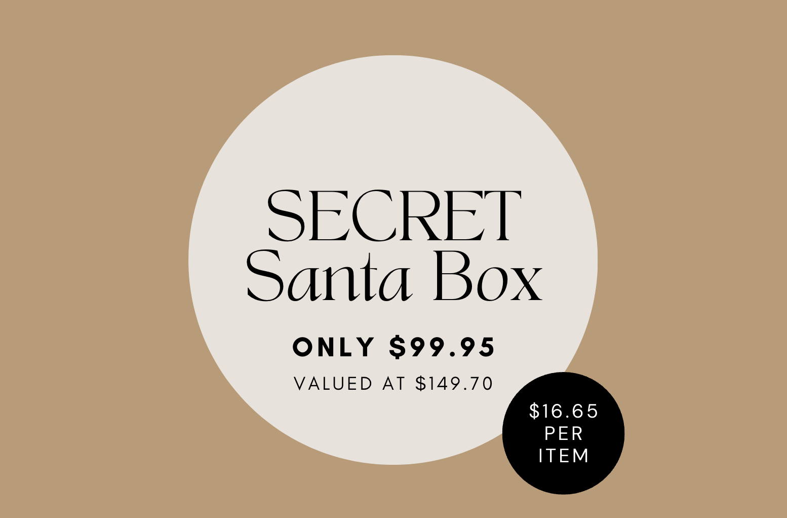 NEW | Secret Santa/Kris Kringle Box