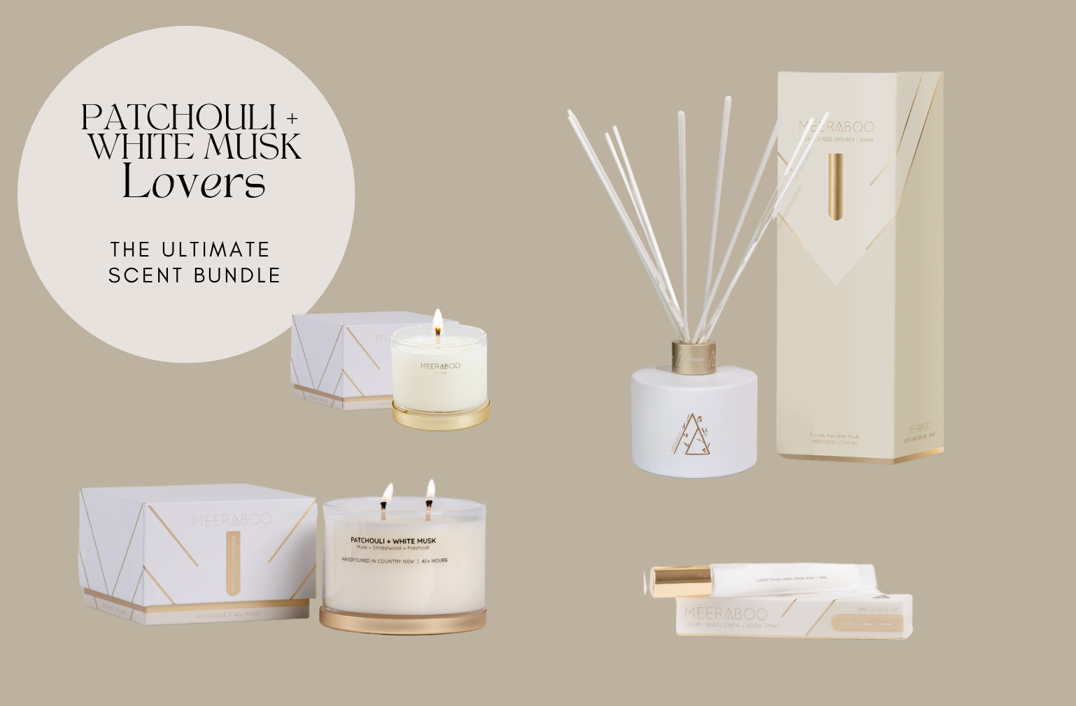 NEW | Patchouli + White Musk Lovers Bundle