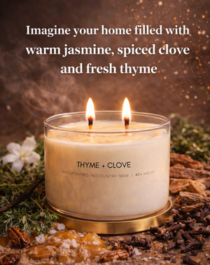 Thyme + Clove Gold Lid Soy Candle