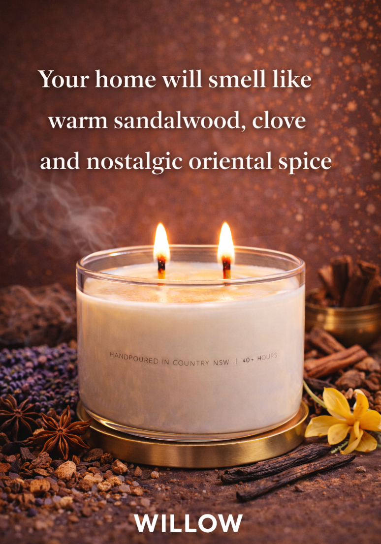 Willow Gold Lid Soy Candle