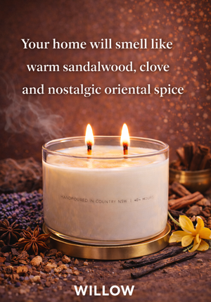 Willow Gold Lid Soy Candle