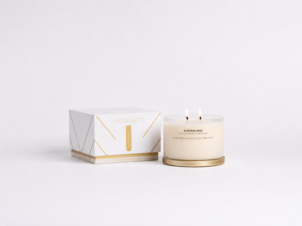 Australiana Gold Lid Soy Candle