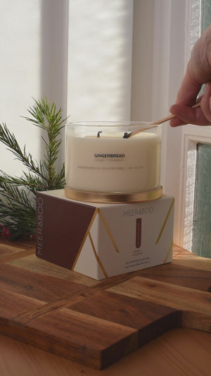 Gingerbread Gold Lid Soy Candle | Pre Order