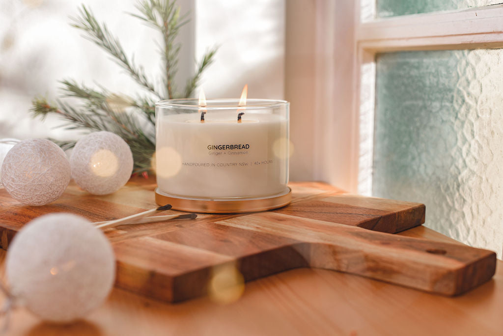 Gingerbread Gold Lid Soy Candle | Wholesale PRE ORDER