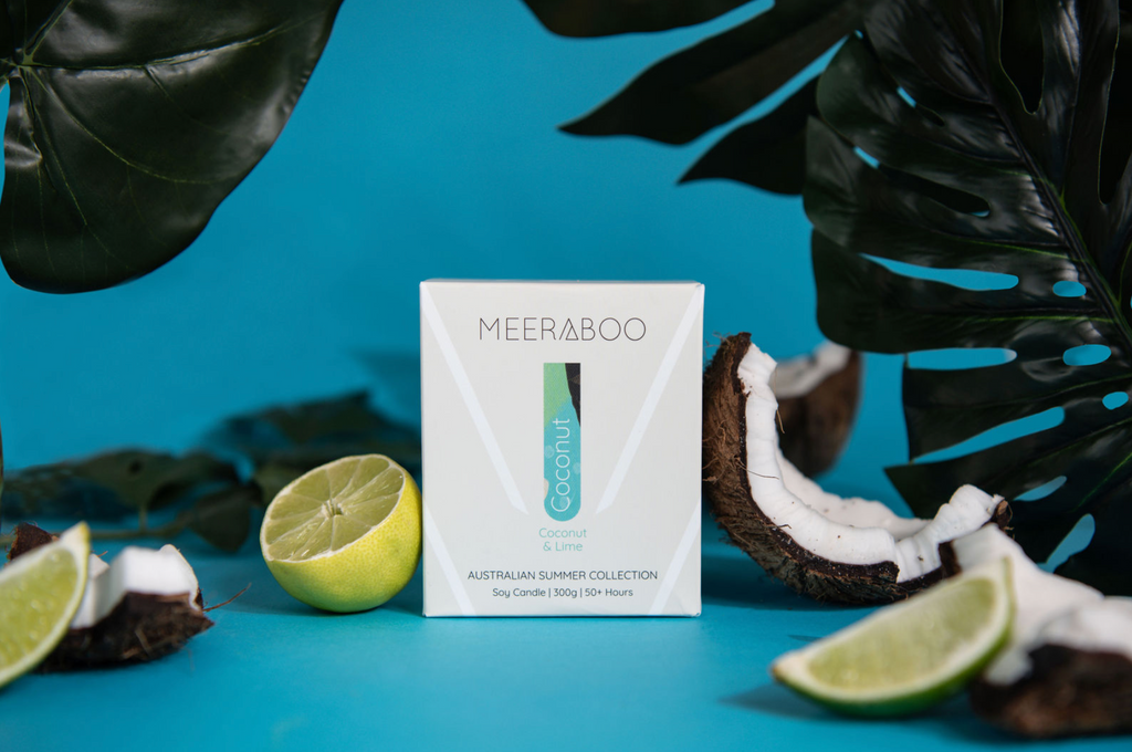 Coconut + Lime Boxed Soy Candle