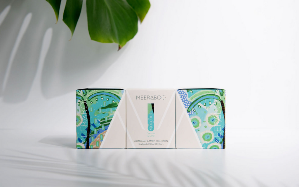 Coconut + Lime Boxed Soy Candle